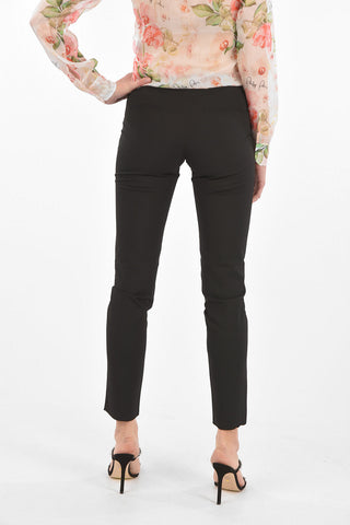 COUTURE EST.1978 Double-pleated CRYSTAL Logo Pants