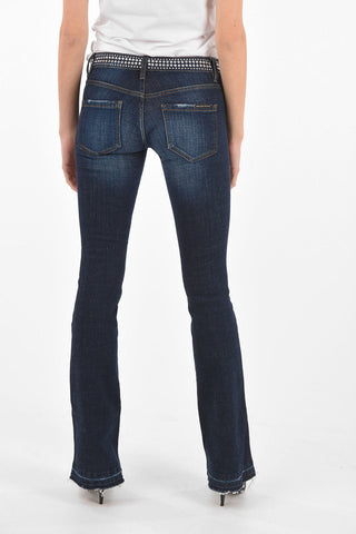 mid waist BRITTANY jeans with jewels details