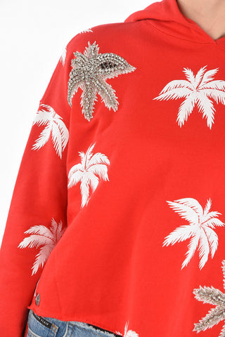COUTURE EST.1978 printed ALOHA sweatshirt with hood