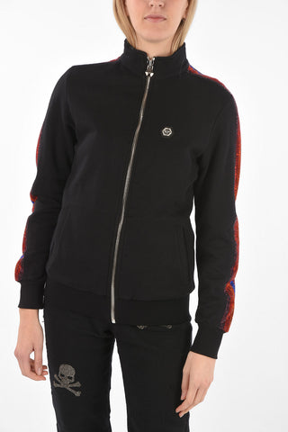 COUTURE EST.1978 Mock Neck Sweatshirt with Front Zip