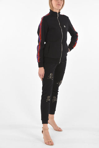COUTURE EST.1978 Mock Neck Sweatshirt with Front Zip
