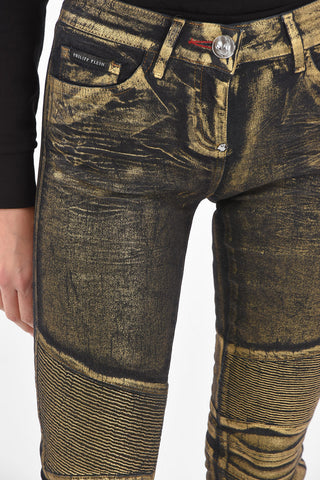 COUTURE Skinny Biker Jeans LET'S DRIVE ME CRAZY