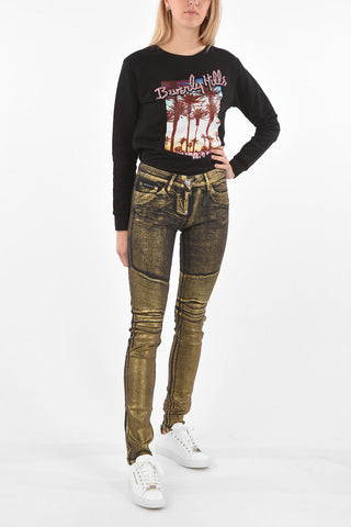 COUTURE Skinny Biker Jeans LET'S DRIVE ME CRAZY