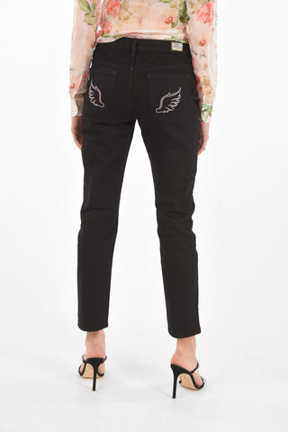 cropped ANGEL boyfriend jeans