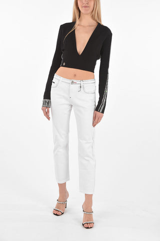 COUTURE EST.1978 Crop Top VERITA con Profili Gioiello