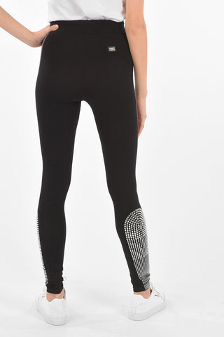 COUTURE Rhinestone Embellished Leggings CRYSTAL ME