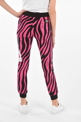 COUTURE Printed Joggers ZEBRA with Glittery Logo