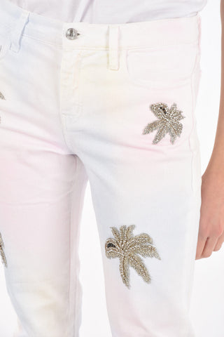 COUTURE Boyfriend Jeans ALOHA with Rhinestoned Embellishments