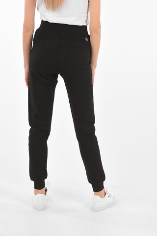 COUTURE Embroidered Logo DESTROYED Joggers
