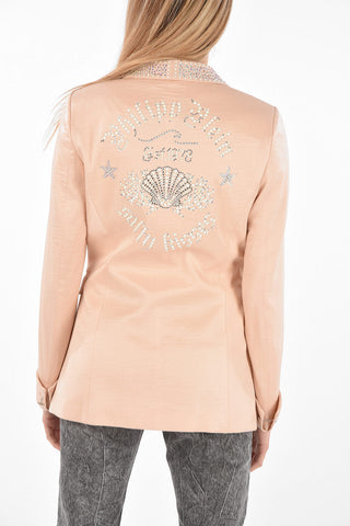 COUTURE Blazer UNDERWATER con Revers in Strass