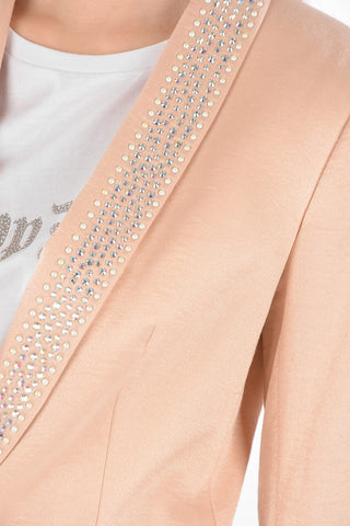 COUTURE Blazer UNDERWATER con Revers in Strass