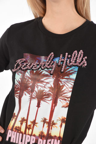 COUTURE Crewneck Sweatshirt LS PP1978 with BEVERLY HILLS Print