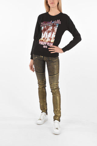 COUTURE Crewneck Sweatshirt LS PP1978 with BEVERLY HILLS Print