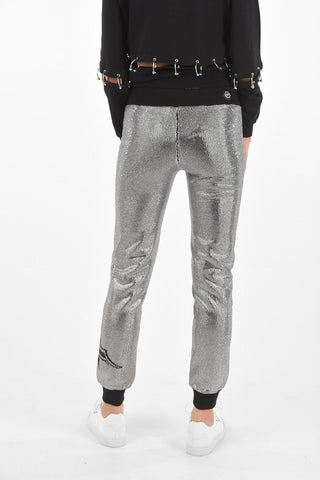 COUTURE Joggers con Cristalli All-Over