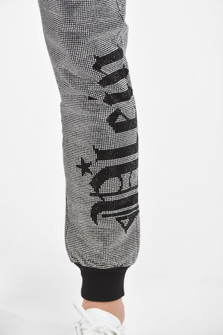 COUTURE Joggers con Cristalli All-Over