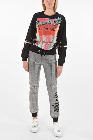 COUTURE Joggers con Cristalli All-Over