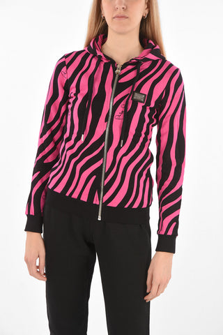COUTURE Printed Hooded Sweatshirt ZEBRA