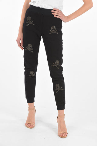 COUTURE EST.1978 Lived-in Effect Jersey SKULL Joggers