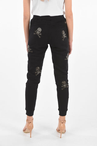 COUTURE EST.1978 Lived-in Effect Jersey SKULL Joggers
