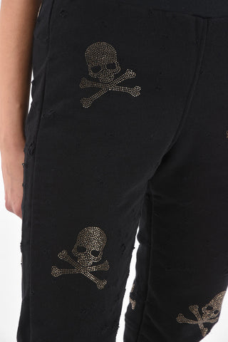 COUTURE EST.1978 Lived-in Effect Jersey SKULL Joggers