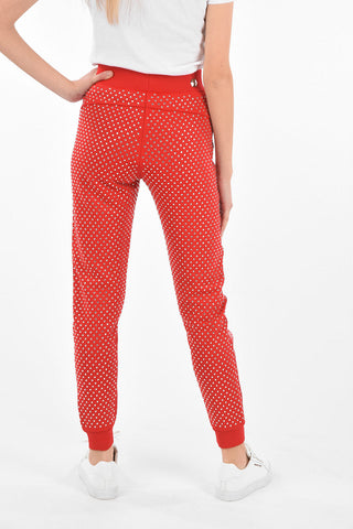 COUTURE All-over Rhinestoned CRYSTAL Joggers
