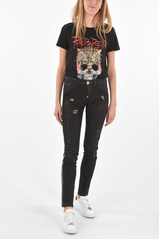 distressed MENTE APERTA slim fit jeans