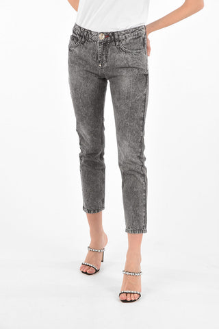 COUTURE Boyfriend Cropped Jeans ANGEL