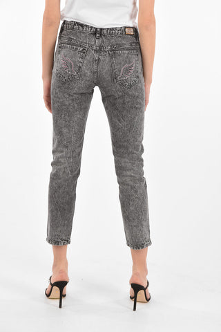 COUTURE Boyfriend Cropped Jeans ANGEL