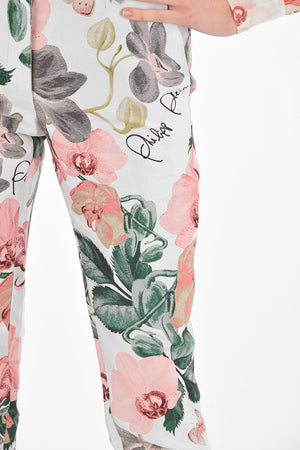 COUTURE EST.1978 floral patterned cropped pants