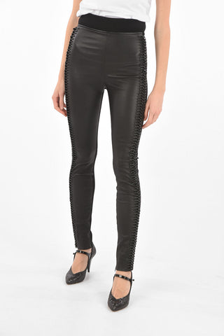 COUTURE Leather Leggings LEEGANT with High Waist