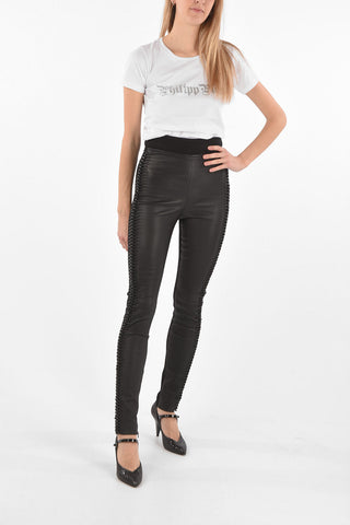 COUTURE Leather Leggings LEEGANT with High Waist