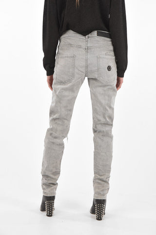 Biker Patch ROCK PP Super Straight Cut Denims