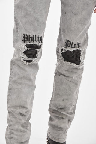 Biker Patch ROCK PP Super Straight Cut Denims