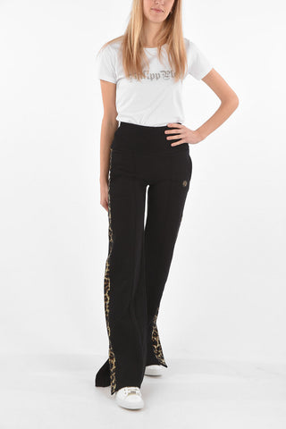 COUTURE Flared Joggers PP1978 with Rhinestoned Side Bands