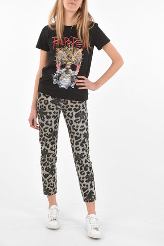Printed MACULATE Boyfriend Denims