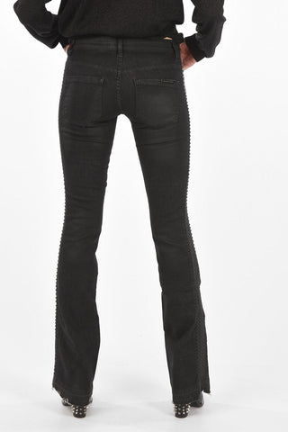 jeans boot cut BRITTANY MOON con profilo borchie