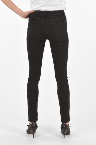 vintage effect Slim Fit Statement jeans
