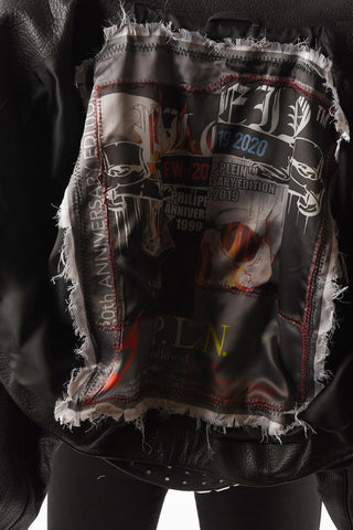 COUTURE Leather Biker with All-Over Studs