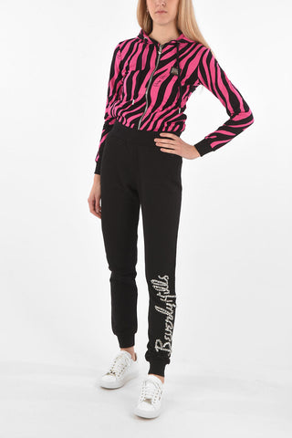 COUTURE Joggers PP1978 con Logo in Strass
