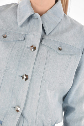 COUTURE Denim Bomber ORIGINAL with Glittery Hems