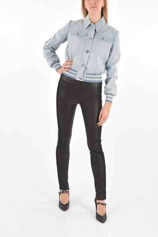 COUTURE Denim Bomber ORIGINAL with Glittery Hems