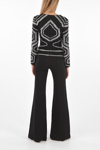 Jumpsuit GEOMETRIC with Strass