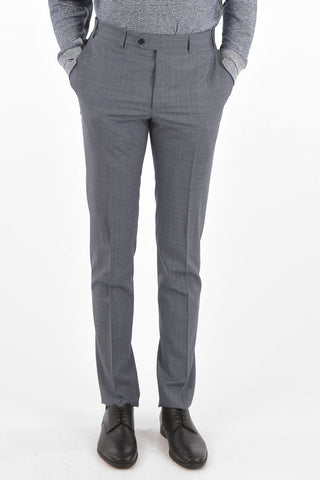 district check side vents belt loops 2-button MANTUA suit