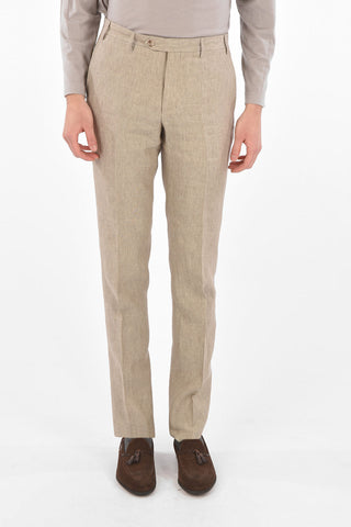 CC COLLECTION flax side vents notch lapel RIGHT 2-button suit