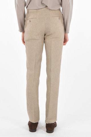 CC COLLECTION flax side vents notch lapel RIGHT 2-button suit