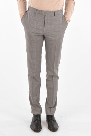plaid side vents notch lapel MANTUA 2-button suit