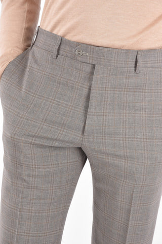 plaid side vents notch lapel MANTUA 2-button suit