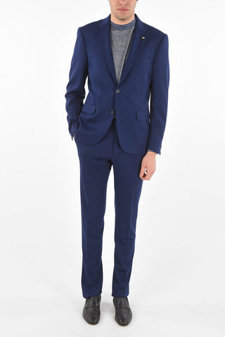 CC COLLECTION virgin wool RIGHT side vents 2-button suit