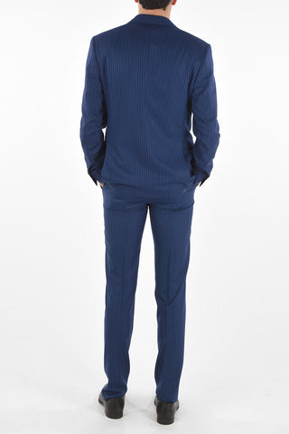 striped side vents notch lapel MANTUA 2-button suit