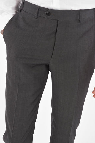 Mini check virgin wool side vents MANTUA suit
